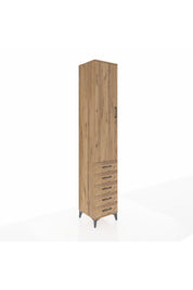 Hyperion Dolap 2 Raflı 5 Çekmeceli Tek Askılı 44x44x243 - S64M144V9B