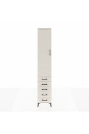 Hyperion Dolap 4 Raflı 5 Çekmeceli Tek Kapaklı 44x44x243 - S64M145V1B