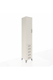 Hyperion Dolap 4 Raflı 5 Çekmeceli Tek Kapaklı 44x44x243 - S64M145V1B