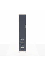 Hyperion Dolap 4 Raflı 5 Çekmeceli Tek Kapaklı 44x44x243 - S64M145V2B