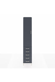 Hyperion Dolap 4 Raflı 5 Çekmeceli Tek Kapaklı 44x44x243 - S64M145V5B
