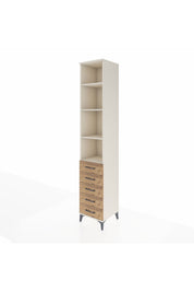 Hyperion Dolap 4 Raflı 5 Çekmeceli 44x44x243 - S64M146V3B