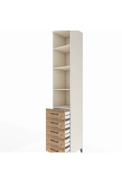 Hyperion Dolap 4 Raflı 5 Çekmeceli 44x44x243 - S64M146V3B