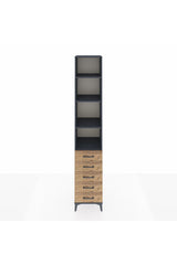 Hyperion Dolap 4 Raflı 5 Çekmeceli 44x44x243