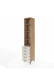 Hyperion Dolap 4 Raflı 5 Çekmeceli 44x44x243 - S64M146V7B