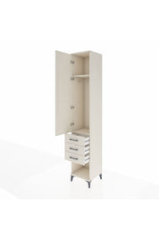 Hyperion Dolap 2 Raflı 3 Çekmeceli Tek Askılı 44x44x243 - S64M147V1B