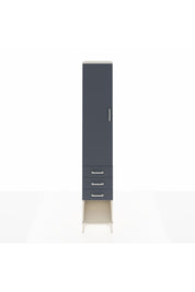 Hyperion Dolap 2 Raflı 3 Çekmeceli Tek Askılı 44x44x243 - S64M147V2B