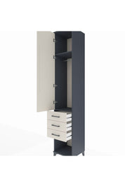 Hyperion Dolap 2 Raflı 3 Çekmeceli Tek Askılı 44x44x243 - S64M147V4B