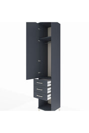 Hyperion Dolap 2 Raflı 3 Çekmeceli Tek Askılı 44x44x243 - S64M147V5B