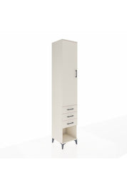 Hyperion Dolap 4 Raflı 3 Çekmeceli Tek Kapaklı 44x44x243 - S64M148V1B