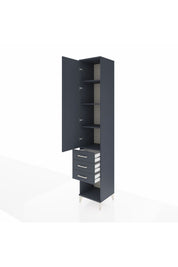 Hyperion Dolap 4 Raflı 3 Çekmeceli Tek Kapaklı 44x44x243 - S64M148V5B
