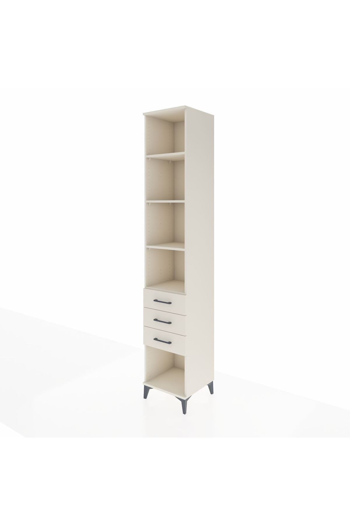 Hyperion Dolap 4 Raflı 3 Çekmeceli 44x44x243 - S64M149V1B