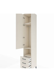 Hyperion Dolap 3 Raflı 3 Çekmeceli Tek Kapaklı 44x44x243 - S64M150V1B