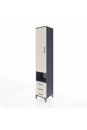 Hyperion Dolap 3 Raflı 3 Çekmeceli Tek Kapaklı 44x44x243 - S64M150V4B