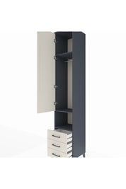 Hyperion Dolap 3 Raflı 3 Çekmeceli Tek Kapaklı 44x44x243 - S64M150V4B