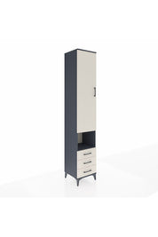 Hyperion Dolap 5 Raflı 3 Çekmeceli Tek Kapaklı 44x44x243 - S64M151V4B