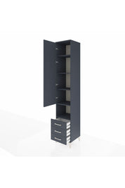 Hyperion Dolap 5 Raflı 3 Çekmeceli Tek Kapaklı 44x44x243 - S64M151V5B
