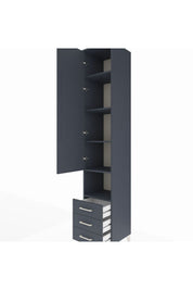 Hyperion Dolap 5 Raflı 3 Çekmeceli Tek Kapaklı 44x44x243 - S64M151V5B