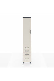 Hyperion Dolap 2 Raflı 4 Çekmeceli Tek Askılı 44x44x243 - S64M152V4B