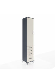 Hyperion Dolap 2 Raflı 4 Çekmeceli Tek Askılı 44x44x243 - S64M152V4B