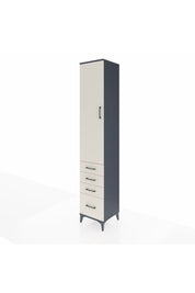 Hyperion Dolap 2 Raflı 4 Çekmeceli Tek Askılı 44x44x243 - S64M152V4B