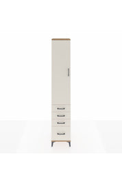 Hyperion Dolap 2 Raflı 4 Çekmeceli Tek Askılı 44x44x243 - S64M152V7B