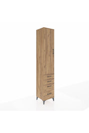 Hyperion Dolap 2 Raflı 4 Çekmeceli Tek Askılı 44x44x243 - S64M152V9B