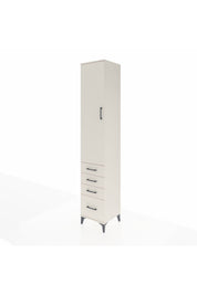 Hyperion Dolap 4 Raflı 4 Çekmeceli Tek Kapaklı 44x44x243 - S64M153V1B