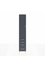 Hyperion Dolap 4 Raflı 4 Çekmeceli Tek Kapaklı 44x44x243 - S64M153V2B