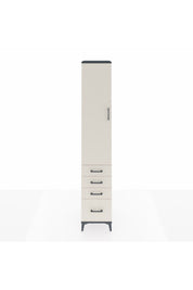 Hyperion Dolap 4 Raflı 4 Çekmeceli Tek Kapaklı 44x44x243 - S64M153V4B