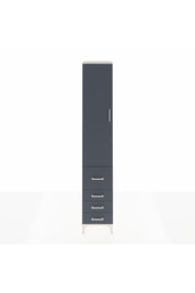 Hyperion Dolap 2 Raflı 4 Çekmeceli Tek Askılı 44x44x243 - S64M154V2B