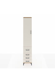 Hyperion Dolap 2 Raflı 4 Çekmeceli Tek Askılı 44x44x243 - S64M154V7B