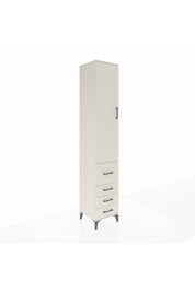Hyperion Dolap 4 Raflı 4 Çekmeceli Tek Kapaklı 44x44x243 - S64M155V1B