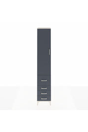 Hyperion Dolap 4 Raflı 4 Çekmeceli Tek Kapaklı 44x44x243 - S64M155V2B