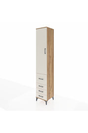 Hyperion Dolap 4 Raflı 4 Çekmeceli Tek Kapaklı 44x44x243 - S64M155V7B
