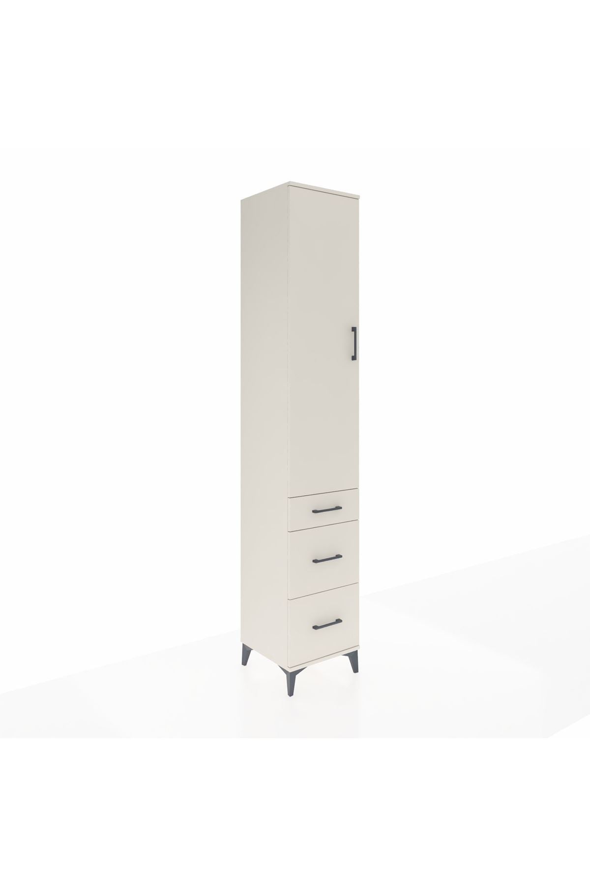 Hyperion Dolap 2 Raflı 3 Çekmeceli Tek Askılı 44x44x243 - S64M156V1B