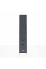 Hyperion Dolap 2 Raflı 3 Çekmeceli Tek Askılı 44x44x243 - S64M156V2B
