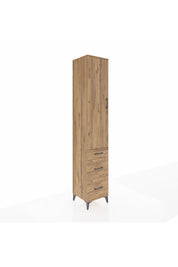 Hyperion Dolap 2 Raflı 3 Çekmeceli Tek Askılı 44x44x243 - S64M156V9B
