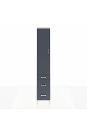 Hyperion Dolap 4 Raflı 3 Çekmeceli Tek Kapaklı 44x44x243 - S64M157V2B