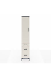 Hyperion Dolap 4 Raflı 3 Çekmeceli Tek Kapaklı 44x44x243 - S64M157V4B