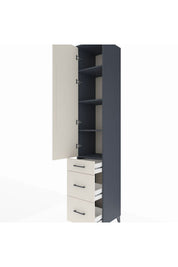 Hyperion Dolap 4 Raflı 3 Çekmeceli Tek Kapaklı 44x44x243 - S64M157V4B