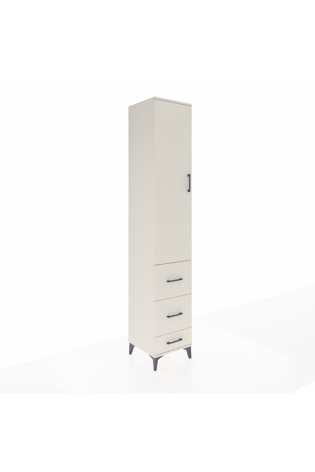 Hyperion Dolap 2 Raflı 3 Çekmeceli Tek Askılı 44x44x243 - S64M158V1B