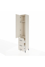 Hyperion Dolap 2 Raflı 3 Çekmeceli Tek Askılı 44x44x243 - S64M158V1B
