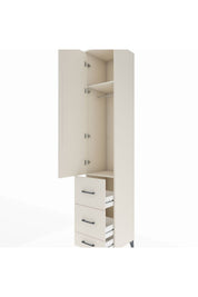 Hyperion Dolap 2 Raflı 3 Çekmeceli Tek Askılı 44x44x243 - S64M158V1B