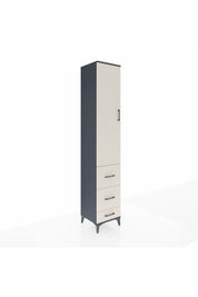 Hyperion Dolap 2 Raflı 3 Çekmeceli Tek Askılı 44x44x243 - S64M158V4B