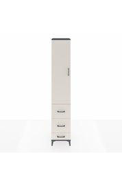 Hyperion Dolap 4 Raflı 3 Çekmeceli Tek Kapaklı 44x44x243 - S64M159V4B