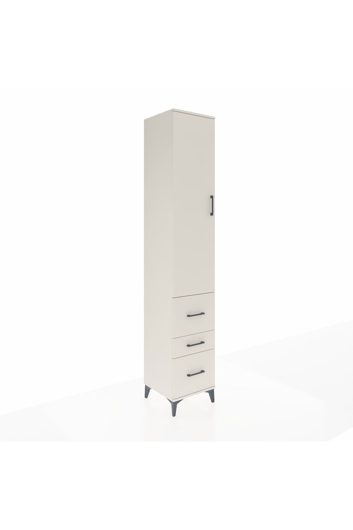 Hyperion Dolap 2 Raflı 3 Çekmeceli Tek Askılı 44x44x243 - S64M160V1B