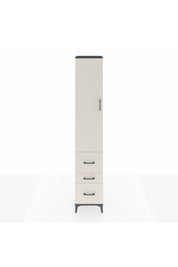 Hyperion Dolap 2 Raflı 3 Çekmeceli Tek Askılı 44x44x243 - S64M160V4B