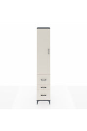 Hyperion Dolap 4 Raflı 3 Çekmeceli Tek Kapaklı 44x44x243 - S64M161V4B