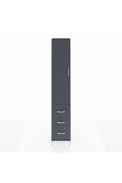 Hyperion Dolap 4 Raflı 3 Çekmeceli Tek Kapaklı 44x44x243 - S64M161V5B